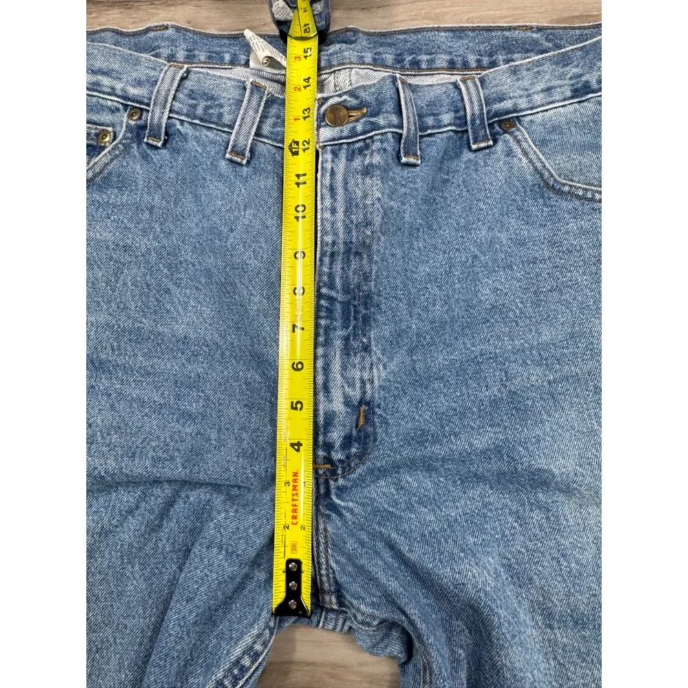 Carhartt B18 STW Traditional Fit Mens Jeans 44x30 Blue Stonewash Straight‎ Leg